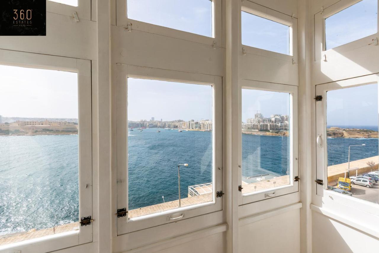 Seafront - Top Location, Top Floor With Wifi & Ac By 360 Estates Валлетта Екстер'єр фото